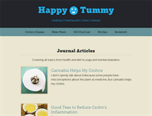 Tablet Screenshot of happy-tummy.org